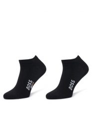 BOSS Skarpety krótkie 50559426 Czarny. Czarne skarpety Boss, bez wzorów, z bawełny. Za 59.99 zł.