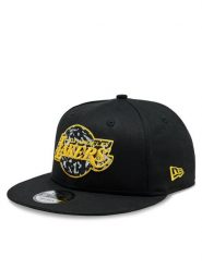 New Era Czapka Seas Infill 950 Lakers 60364361 Czarny. Czarne czapki z daszkiem New Era, bez wzorów, z bawełny. Za 189.99 zł.