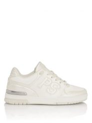 Plein Sport Sneakersy SAFS USC0934 SLE004N Biały. Białe buty sportowe casual Plein Sport, bez wzorów, z materiału, bez zapięcia. Za 730.00 zł.