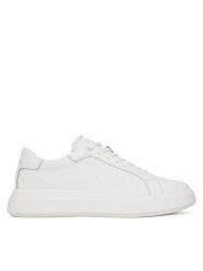 Calvin Klein Sneakersy Chunky Low Top Lace Up Mono HM0HM01970 Biały. Białe buty sportowe casual CALVIN KLEIN, bez wzorów, ze skóry, bez zapięcia. Za 699.99 zł.