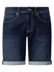 Pepe Jeans Szorty dżinsowe "Gymdigo" w kolorze granatowym rozmiar: W32. Niebieskie szorty Pepe Jeans, z aplikacjami, z jeansu, klasyczne. Za 158.10 zł.