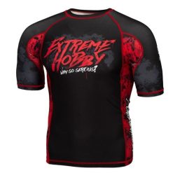 Koszulka Męska Rashguard MMA na Siłownię EXTREME HOBBY WHY SO SERIOUS. Czarne bielizna termoaktywna EXTREME HOBBY, m, bez wzorów, z bawełny, bez ramiączek, do biegania. Za 199.00 zł.
