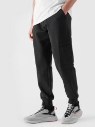 4F Spodnie dresowe joggery męskie - czarne 3XL. Czarne joggery i bojówki 4F, na co dzień, l, bez wzorów, z bawełny, sportowe. Za 159.99 zł.