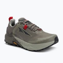 Buty do biegania męskie Altra Timp 5 GTX. Zielone buty do biegania Altra, bez wzorów, bez zapięcia, do biegania. Za 709.99 zł.