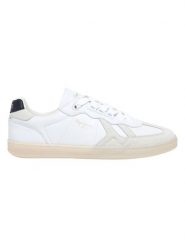 Pepe Jeans FOOTWEAR Skórzane sneakersy w kolorze białym rozmiar: 41. Białe buty sportowe casual Pepe Jeans FOOTWEAR, bez wzorów, z jeansu, bez zapięcia. Za 141.85 zł.