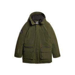 Wyściełana kurtka Superdry City. Zielone kurtki Superdry, xl, bez wzorów, z materiału, bez kaptura. Za 818.00 zł.