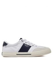 Pepe Jeans Sneakersy Kenton Strap M PMS31042 Biały. Białe buty sportowe casual Pepe Jeans, bez wzorów, z jeansu, bez zapięcia. Za 219.99 zł.