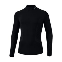 Koszulka termoaktywna męska Erima Athletic Longsleeve Turtleneck Top. Czarne bielizna termoaktywna Erima, l, bez wzorów, bez ramiączek, tenisowe. Za 194.99 zł.