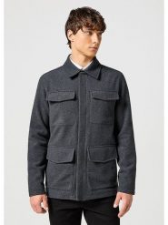 Wrangler Kurtka przejściowa w kolorze antracytowym rozmiar: M. Czarne kurtki Wrangler, m, bez wzorów, bez kaptura. Za 295.99 zł.