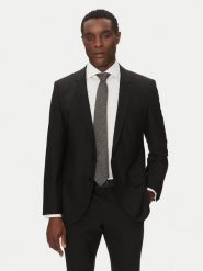 BOSS Krawat H-Tie 7,5 Cm-222 50540043 Granatowy. Niebieskie krawaty i muchy Boss, bez wzorów, z bawełny. Za 239.99 zł.