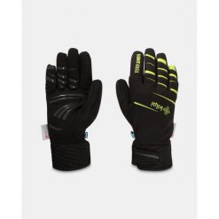 Rękawiczki softshell unisex Kilpi ROT-U. Zielone rękawiczki Kilpi, bez wzorów, z softshellu. Za 256.81 zł.