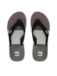 Quiksilver Japonki EO-DUNE CQ10036MEUX Czarny. Czarne japonki Quiksilver, bez wzorów, ze skóry. Za 109.99 zł.