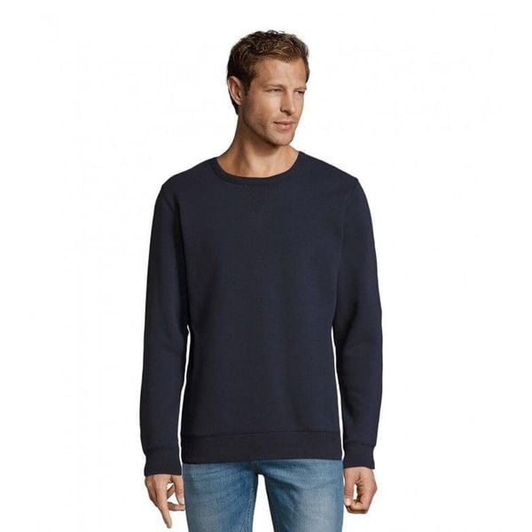 Męska Bluza Sully. Niebieskie bluzy SOL'S, m, bez wzorów, bez kaptura. Za 109.99 zł.