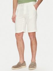Blend Szorty materiałowe 20717870 Biały Regular Fit. Białe szorty Blend, m, bez wzorów, ze lnu. Za 89.99 zł.
