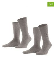 ESPRIT Skarpety (2 pary) "Forest" w kolorze szarym rozmiar: 39-42. Szare skarpety Esprit, bez wzorów. Za 43.99 zł.