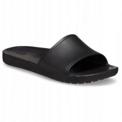 Klapki Dla Dorosłych Crocs Kadee Slide. Czarne klapki Crocs, z materiału. Za 89.99 zł.