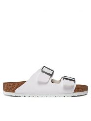 Birkenstock Klapki Arizona Birko-Flor 552681 Biały. Białe klapki Birkenstock, ze skóry. Za 319.99 zł.