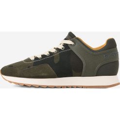 G-Star Raw - Buty. Zielone buty sportowe casual G-Star Raw, bez wzorów, z gumy, z okrągłym noskiem, bez zapięcia. Za 389.90 zł.