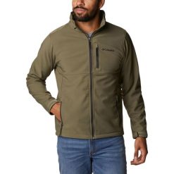 Kurtka softshell męska Columbia Ascender Softshell. Czarne kurtki Columbia, m, bez wzorów, z softshellu, bez kaptura. Za 439.00 zł.