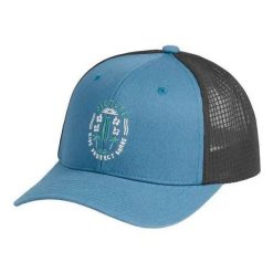 Czapka Picture Serenity Blue. Niebieskie czapki z daszkiem Picture, bez wzorów, z denimu. Za 177.62 zł.