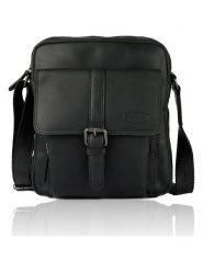 Bellicci Skórzana torebka "Karl" w kolorze czarnym - 24 x 27 x 8,5 cm rozmiar: onesize. Czarne torby na ramię Bellicci, bez wzorów, z materiału, na ramię, małe, bez dodatków. Za 235.95 zł.