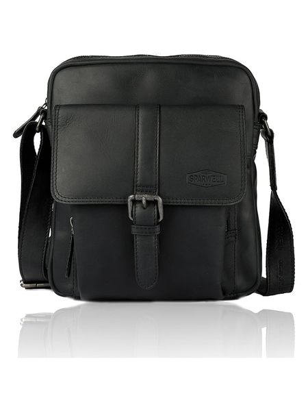 Bellicci Skórzana torebka "Karl" w kolorze czarnym - 24 x 27 x 8,5 cm rozmiar: onesize. Czarne torby na ramię Bellicci, bez wzorów, z materiału, na ramię, małe, bez dodatków. Za 235.95 zł.