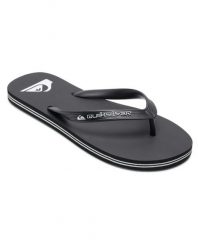 Klapki dla Mężczyzn MOLOKAI CORE Czarny. Czarne klapki Quiksilver, z gumy. Za 84.99 zł.