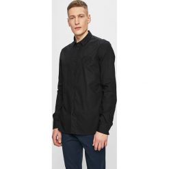 Versace Jeans - Koszula. Czarne koszule Versace Jeans, s, bez wzorów, z bawełny, bez kołnierzyka, bez ramiączek. W wyprzedaży za 299.90 zł.