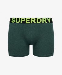 Superdry Boxer Triple Pack z organicznej bawełny - Komfortowy krój bokserki. Zielone bokserki Superdry, xl, bez wzorów, z bawełny. Za 200.95 zł.