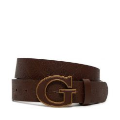 Pasek Męski Guess. Brązowe paski Guess, z aplikacjami. Za 179.99 zł.
