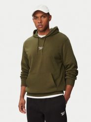 Reebok Bluza Babb RK25550CCM Zielony ciemny Regular Fit. Zielone bluzy Reebok, m, bez wzorów, z bawełny, bez kaptura. Za 229.99 zł.