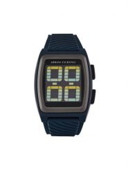 Armani Exchange Zegarek Kelvin AX2970 Granatowy. Niebieskie, cyfrowe zegarki Armani Exchange. Za 589.99 zł.