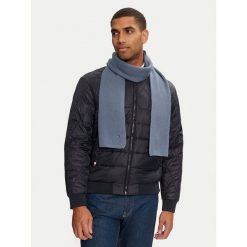 Szalik Tommy Hilfiger. Niebieskie szaliki Tommy Hilfiger, bez wzorów. Za 279.99 zł.
