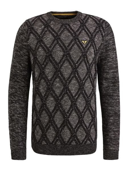 PME Legend Sweter w kolorze czarnym rozmiar: XL. Czarne swetry nierozpinane PME Legend, xl, bez wzorów, z bawełny, bez kołnierzyka, bez ramiączek. Za 279.11 zł.