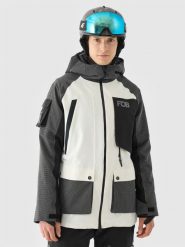 4F Kurtka snowboardowa membrana 10000 męska - biała L. Białe kurtki narciarskie i snowboardowe 4F, l, bez wzorów, z dzianiny, narciarskie. W wyprzedaży za 399.99 zł.