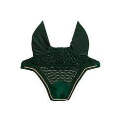 Czapka dla konia Kentucky Wellington Velvet. Zielone czapki zimowe KENTUCKY HORSEWEAR, bez wzorów. Za 378.00 zł.