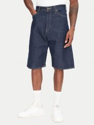 Jack&Jones Szorty jeansowe Ron 12272214 Granatowy Baggy Fit. Niebieskie szorty Jack&Jones, l, bez wzorów, z bawełny. Za 179.99 zł.