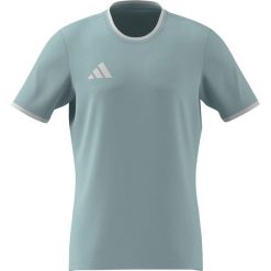 Koszulka męska adidas Entrada Jersey. Białe t-shirty sportowe Adidas, bez wzorów, z jersey, bez ramiączek, do piłki nożnej. Za 60.99 zł.