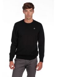 The Time of Bocha Sweter w kolorze czarnym rozmiar: L. Czarne swetry nierozpinane The Time of Bocha, l, bez wzorów, z bawełny, bez kołnierzyka, bez ramiączek. Za 113.99 zł.