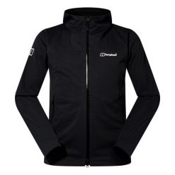Kurtka softshell męska Berghaus Ridge-Roamer 3L Softshell Jacket. Czarne kurtki Berghaus, l, bez wzorów, z materiału, bez kaptura. Za 1,005.39 zł.