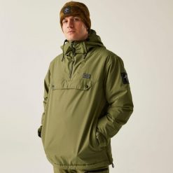 Kurtka narciarska męska z membraną Freeride Overhead II Dare 2b. Zielone kurtki narciarskie i snowboardowe Dare 2B, m, bez wzorów, z tkaniny, narciarskie. W wyprzedaży za 649.99 zł.