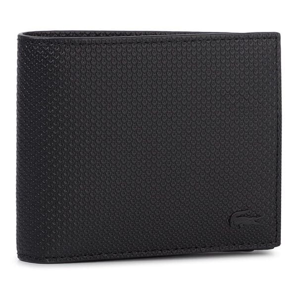 Portfel Lacoste. Czarne portfele LACOSTE, bez wzorów. Za 469.99 zł.