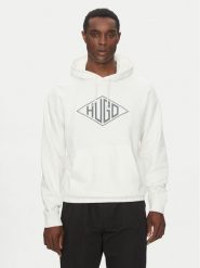 HUGO Bluza Dacorolo 50534947 Beżowy Relaxed Fit. Brązowe bluzy Hugo, m, bez wzorów, z bawełny, bez kaptura. Za 309.99 zł.