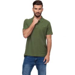 Koszulka polo w kolorze khaki. Brązowe koszulki polo Lonsdale, Kangol, m, bez wzorów, z bawełny, bez kołnierzyka, bez ramiączek. W wyprzedaży za 59.95 zł.