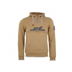 Bluza z kapturem Peak Mountain Ceflow. Brązowe bluzy z kapturem Peak Mountain, na zimę, bez wzorów, z polaru, z kapturem. Za 214.50 zł.