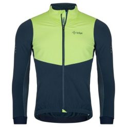 Koszulka kolarska z długim rękawem Kilpi Moveto. Niebieskie bluzy Kilpi, na zimę, l, bez wzorów, z nylonu, bez kaptura. Za 370.41 zł.