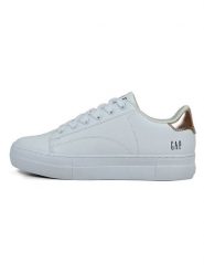 GAP Sneakersy "Portland" w kolorze białym rozmiar: 36. Białe buty sportowe casual GAP, bez wzorów, bez zapięcia. Za 126.75 zł.