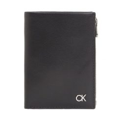 Duży Portfel Męski Calvin Klein. Czarne portfele CALVIN KLEIN, bez wzorów. Za 219.99 zł.