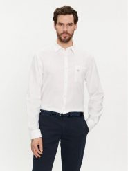 Guess Koszula F4GH00 WG3L0 Biały Regular Fit. Białe koszule Guess, l, z aplikacjami, z wiskozy, bez kołnierzyka, bez ramiączek. Za 229.99 zł.