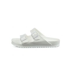 Klapki męskie Birkenstock Arizona Eva. Białe klapki Birkenstock, z materiału. Za 337.00 zł.